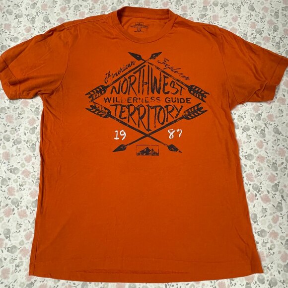 Northwest Territory Men's Small T-Shirt Orange - Picture 1 of 13